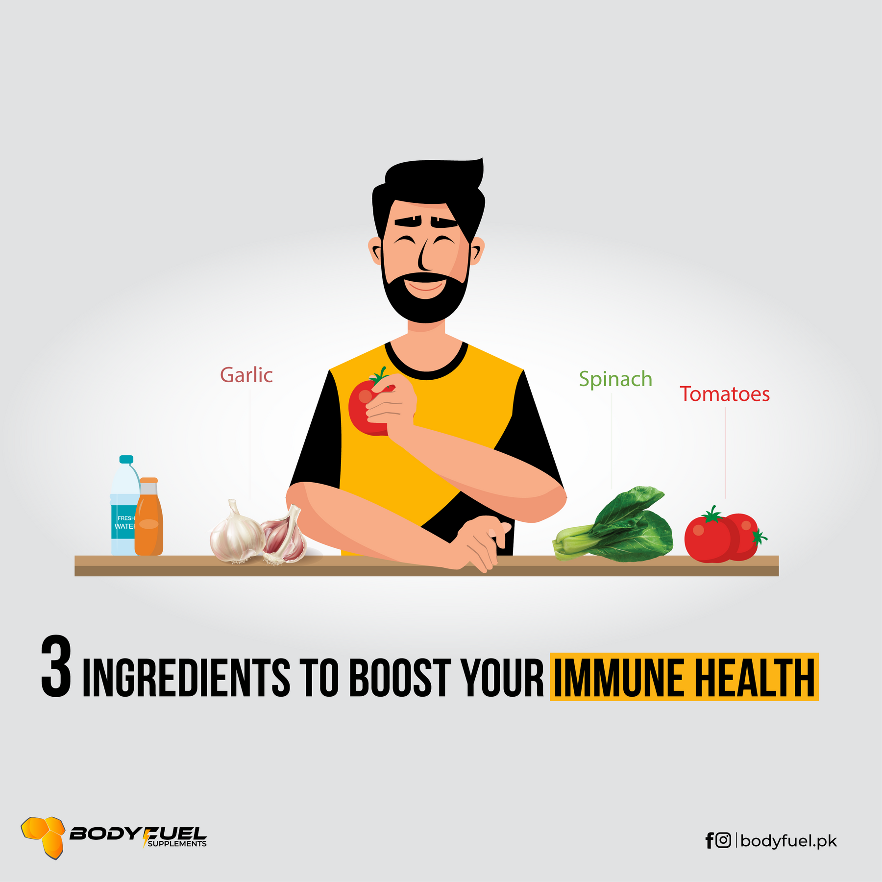 3 INGREDIENTS TO BOOST YOUR IMMUNE HEALTH