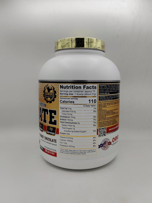 DEXTER Whey Protein Isolate 5Lb Gourmet Chocolate